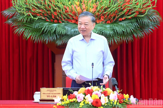 Tổng Bí thư, Chủ tịch nước Tô Lâm làm việc với Ban Chỉ đạo Tổng kết 100 năm Đảng lãnh đạo cách mạng Việt Nam