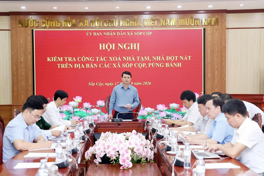 Sơn La tăng tốc xóa nhà tạm vùng biên Sốp Cộp