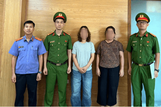 Bắt 2 phụ nữ lừa đảo tại dự án CT3 Kim Chung
