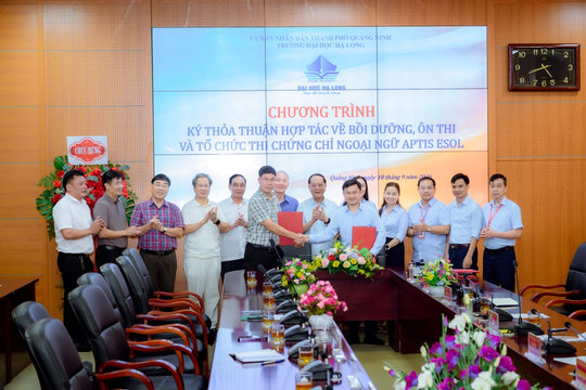 Đại học Hạ Long hợp tác EduBay Ocean bồi dưỡng, tổ chức thi chứng chỉ Aptis ESOL