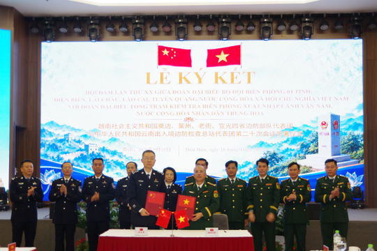 Việt Nam - Trung Quốc tăng cường phối hợp kiểm soát biên giới