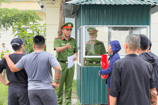 Diễn tập xử lý tình huống gây rối, bảo đảm an toàn cơ sở giam giữ tại Quảng Ninh