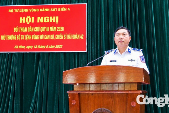 BTL Vùng Cảnh sát biển 4: Lắng nghe tâm tư, chăm lo đời sống chiến sĩ từ cơ sở