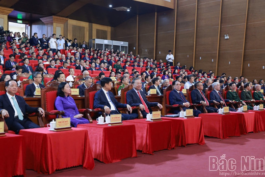 Tổng Bí thư, Chủ tịch nước Tô Lâm dự Lễ công bố thành lập thành phố Bắc Ninh và đón nhận Huân chương Lao động hạng Nhất