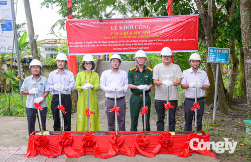 An Giang: Khởi công xây dựng cầu trong chương trình “Tết Quân - Dân”