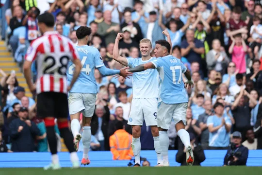 Man City 5 -3 Sunderland: Haaland lập kỷ lục đặc biệt, Man City giữ vững ngôi đầu