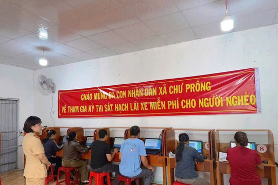 “Giấy phép lái xe yêu thương” đến với người nghèo ở Gia Lai