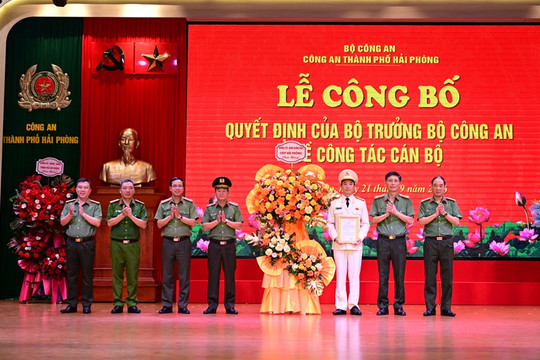 Bổ nhiệm Phó Giám đốc Công an TP. Hải Phòng