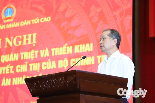 Từ học tập nghị quyết đến hành động cụ thể trong Tòa án nhân dân