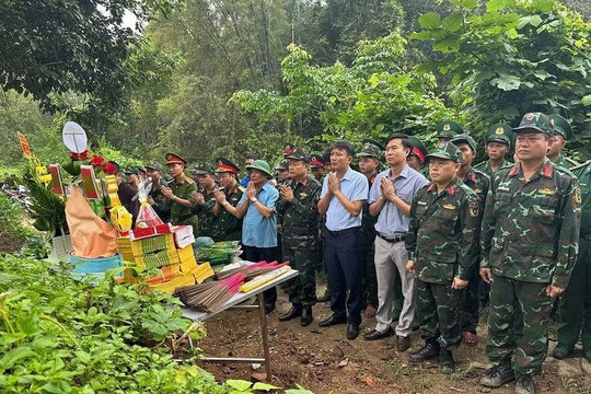 Điện Biên quy tập 9 hài cốt liệt sĩ từ nguồn tin của người dân
