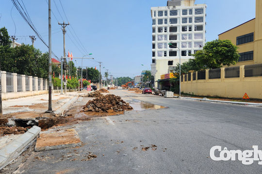 Phú Thọ: Dự án đường Mai An Tiêm bộc lộ nhiều vấn đề trong thi công
