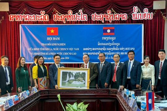 HĐND Sơn La - Hủa Phăn (Lào) tăng cường trao đổi kinh nghiệm hoạt động