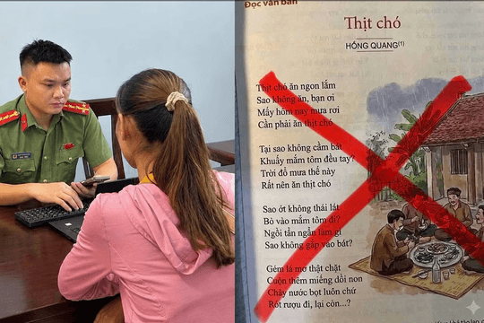 Đăng bài thơ “Thịt chó” do AI tạo, người phụ nữ bị công an mời làm việc