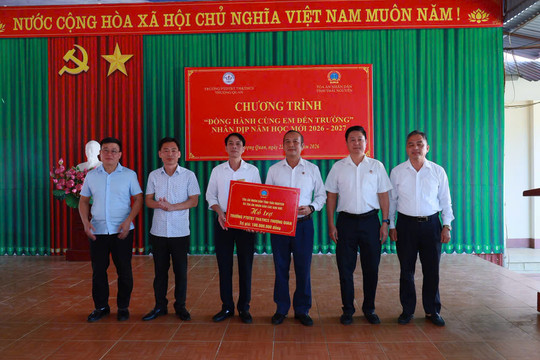 Tòa án tỉnh Thái Nguyên và hành trình sẻ chia vì cộng đồng