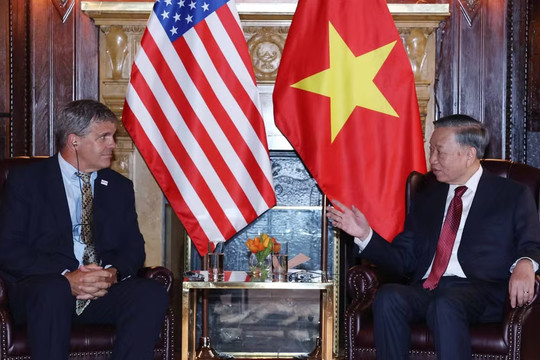 Tổng Bí thư, Chủ tịch nước Tô Lâm tiếp Quyền Giám đốc Cơ quan Thương mại và Phát triển Hoa Kỳ