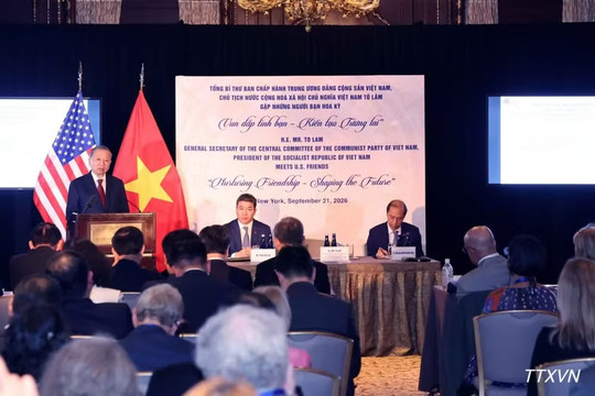 Tiếp tục cùng những người bạn Hoa Kỳ vun đắp tình bạn, kiến tạo giá trị phát triển
