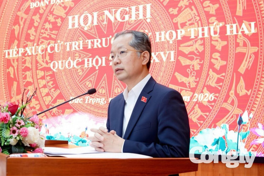 Chánh án Nguyễn Văn Quảng tiếp xúc cử tri xã Đức Trọng