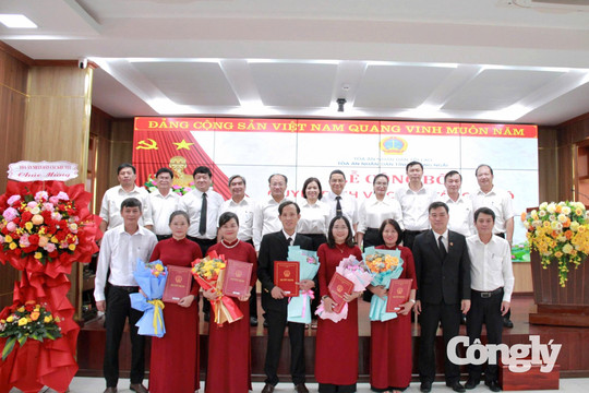 Quảng Ngãi bổ nhiệm 5 Phó Chánh án TAND khu vực