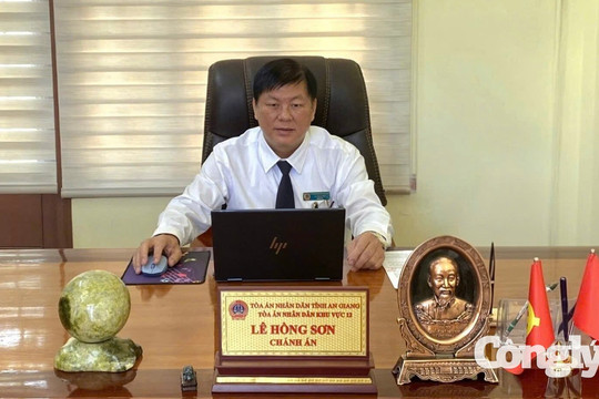 TAND khu vực 12 - An Giang: Nhiều chuyển biến tích cực sau cao điểm “90 ngày giải quyết đơn, án”