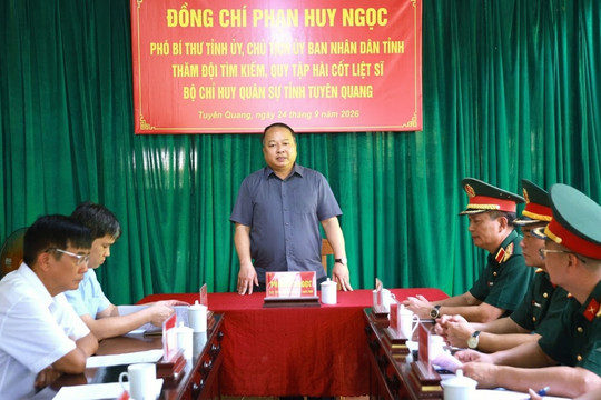 Tuyên Quang tăng tốc tìm kiếm, quy tập hài cốt liệt sĩ trong Chiến dịch 500 ngày đêm