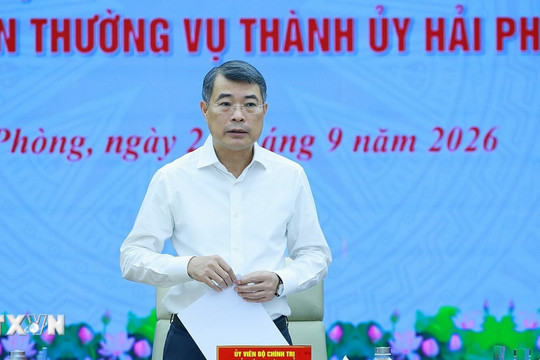 Thủ tướng Lê Minh Hưng: Hải Phòng phải chuẩn bị đội ngũ lãnh đạo có tư duy chiến lược, năng lực kiến tạo