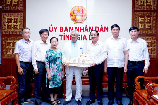 Giáo sư Cổ Minh Đức đề xuất dự án Trung tâm Thể thao - Sức khỏe tại Gia Lai