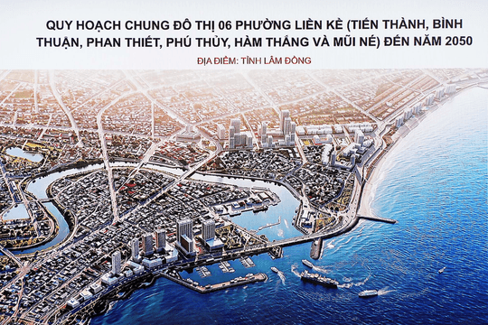Phan Thiết định hướng đô thị đa cực đến năm 2050