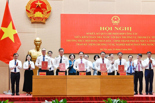 Kiểm toán Nhà nước tăng cường phối hợp với Hà Nội và Sơn La trong quản lý tài sản công