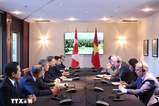 Tổng Bí thư, Chủ tịch nước Tô Lâm tiếp một số doanh nghiệp, tập đoàn tại Canada