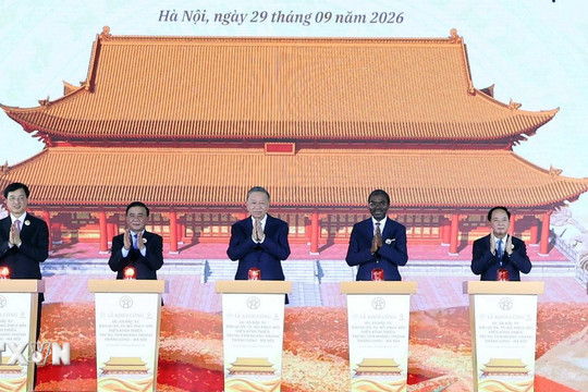 Tổng Bí thư, Chủ tịch nước Tô Lâm dự Lễ khởi công Dự án đầu tư bảo quản, tu bổ, phục hồi Điện Kính Thiên