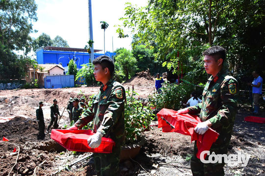 682 bộ hài cốt liệt sĩ được tìm thấy ở Công viên Lê Thị Riêng