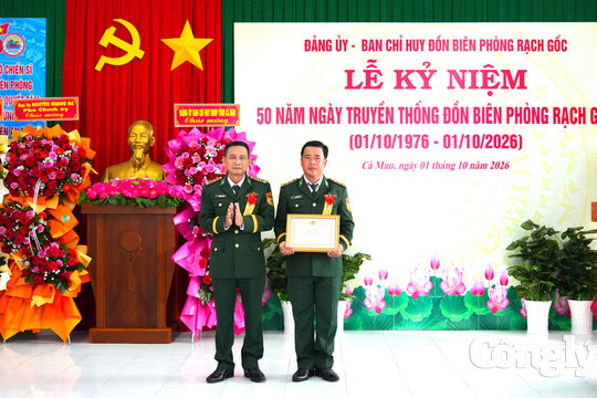 Đồn Biên phòng Rạch Gốc: 50 năm vững vàng nơi đầu sóng