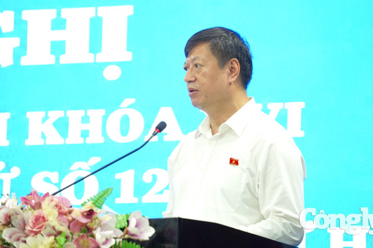 Trung tướng Dương Văn Thăng tiếp xúc cử tri trước Kỳ họp thứ Hai, Quốc hội khóa XVI