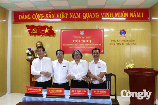 Cụm thi đua số II - Cà Mau: Nỗ lực nâng chất lượng xét xử