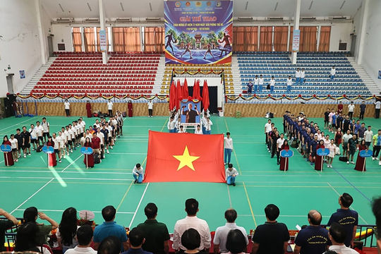 Khối thi đua số 8A - TP. Hà Nội sôi nổi Giải thể thao chào mừng Ngày Giải phóng Thủ đô