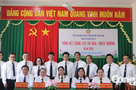 Cụm thi đua số 3 - TAND TP Cần Thơ: Khắc phục khó khăn, hoàn thành nhiệm vụ