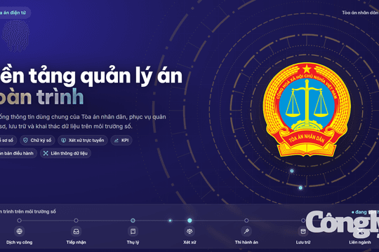Quản lý án toàn trình đổi mới phương thức vận hành Tòa án