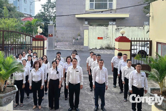 TAND khu vực 9 - TP.HCM tổ chức sinh hoạt dưới cờ tháng 10/2026
