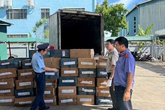 Tiêu hủy gần 40.000 bao thuốc lá nhập lậu