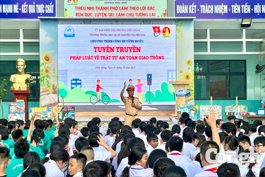 Lan tỏa ý thức giao thông từ học đường