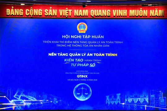 Tòa án nhân dân tối cao tập huấn triển khai Nền tảng quản lý án toàn trình
