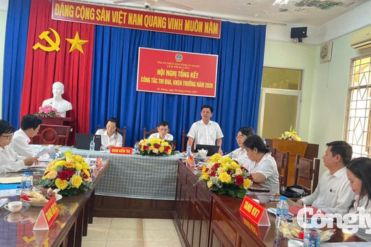 Cụm thi đua số 2 TAND tỉnh An Giang: Thi đua thực chất, gắn với chất lượng xét xử