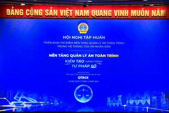 Tòa án nhân dân tối cao tập huấn quản lý án toàn trình số