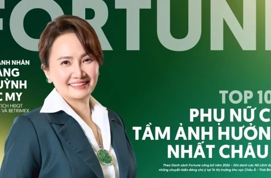 Bà Đặng Huỳnh Ức My vào Top 100 Phụ nữ có tầm ảnh hưởng nhất châu Á