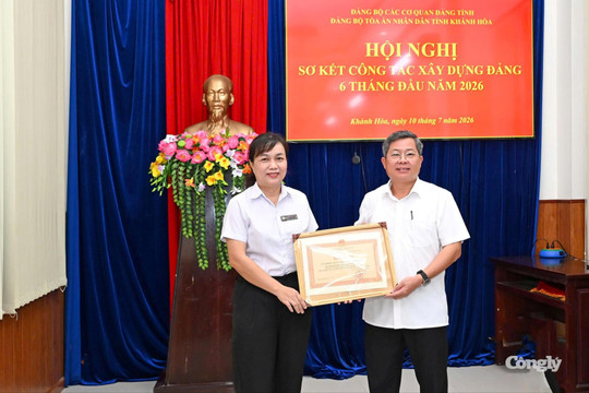 TAND tỉnh Khánh Hòa nâng cao chất lượng xây dựng Đảng gắn với cải cách tư pháp
