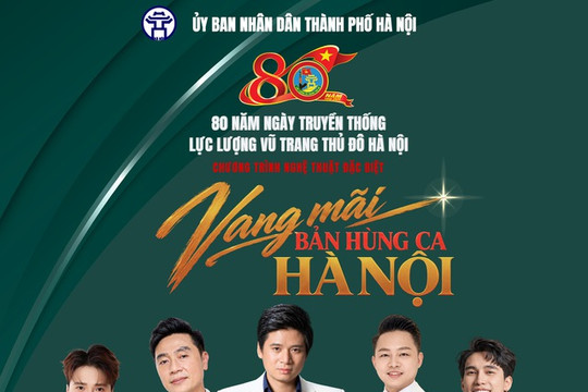 “80 năm - Vang mãi bản hùng ca Hà Nội”: Tri ân các thế hệ cán bộ, chiến sĩ