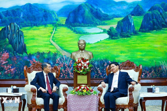 Thủ tướng Lê Minh Hưng hội kiến Tổng Bí thư, Chủ tịch nước Lào Thongloun Sisoulith