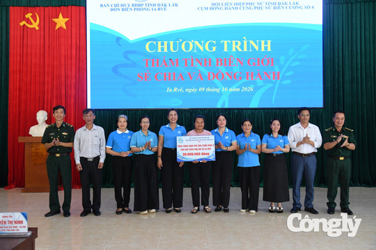 Chương trình “Thắm tình biên giới – Chia sẻ và đồng hành” tại xã biên giới Ia Rvê