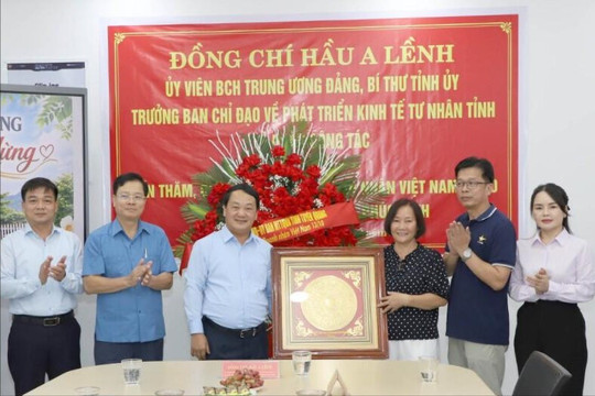 Bí thư Tỉnh ủy Tuyên Quang: Khơi thông nguồn lực, tạo đà cho doanh nghiệp