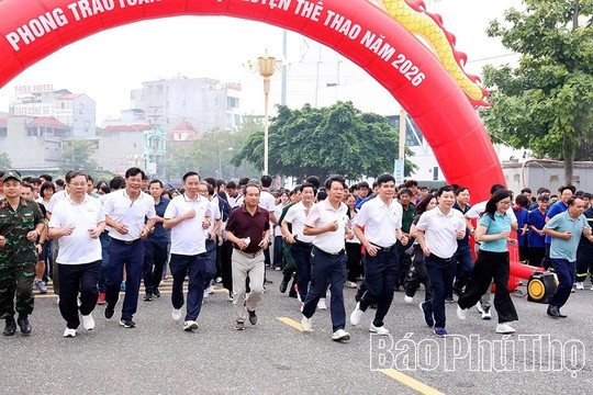 Phú Thọ lan tỏa tinh thần thể thao trong cộng đồng